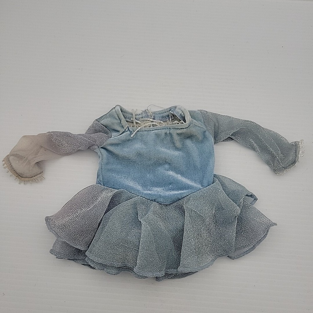 AMERICAN GIRL MIA BLUE BEADED‎ GLITTER ICE SKATING OUTFIT